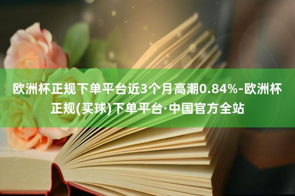 欧洲杯正规下单平台近3个月高潮0.84%-欧洲杯正规(买球)下单平台·中国官方全站